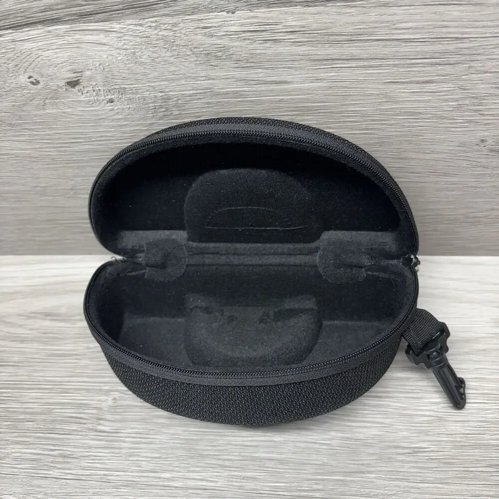 Bolle Sunglasses Case Black Semi-Hard Protective Clamshell with Red Logo